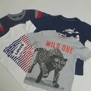 Boys T-shirts, 5T, 4 pcs